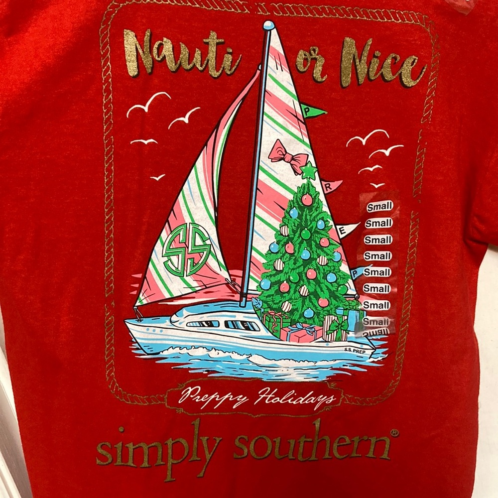 Youth simply southern long sleeve tee